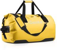 🎒 gonex 60l 80l waterproof duffle travel dry duffel bag with durable straps & handles - heavy duty bag for ski boot, snowboard, skating, kayaking, motorcycle, and boating логотип