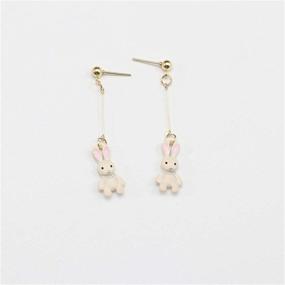 img 1 attached to 🎁 Unique Personality Animals Acrylic Harajuku Earrings: A Perfect Birthday Gift for Girls and Women