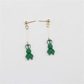 img 3 attached to 🎁 Unique Personality Animals Acrylic Harajuku Earrings: A Perfect Birthday Gift for Girls and Women