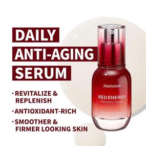 img 3 attached to 💆 Revitalize and Rejuvenate with Mamonde Red Energy Recovery Serum: Ultimate Anti-Aging Face Treatment