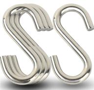 🔗 durable stainless steel hammock utility hooks (4") логотип