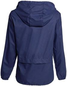 img 1 attached to Popoem Waterproof Windbreaker Raincoats Lightweight