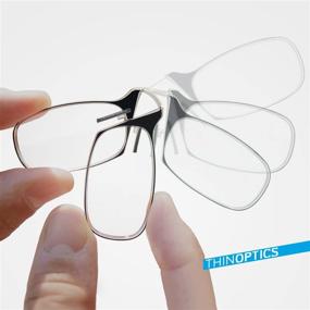 img 1 attached to 👓 С легкостью и удобством: чехол ThinOptics Slimline для iPhone с прямоугольными очками для чтения