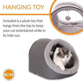 img 1 attached to 🏠 Cozy and Warm: Discover the K&H PET PRODUCTS Thermo-Pet Cave!