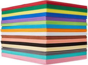 img 4 attached to 🎨 80-Pack Colorful Foam Handicraft Sheets (6 x 9 Inches) for Classroom Art and Craft DIY Projects: Thick and Soft Paper in 16 Vibrant Colors