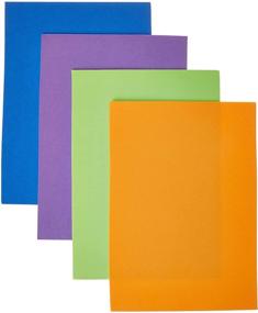 img 2 attached to 🎨 80-Pack Colorful Foam Handicraft Sheets (6 x 9 Inches) for Classroom Art and Craft DIY Projects: Thick and Soft Paper in 16 Vibrant Colors