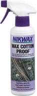 водонепроницаемый спрей nikwax для вощеной хлопчатобумажной ткани, 10 унций / 300 мл логотип