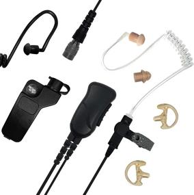 img 4 attached to 🎙️ Sheepdog Quick Disconnect Police Lapel Mic: Enhanced Communication for Kenwood P25 NEXEDGE NX and TK Series Radios - Law Enforcement Earpiece Headset