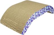 🐱 ware scratch-n-lounge corrugated cat scratcher: ultimate cat entertainment with catnip, 17.5"w x 9.5"l x 4.5"h логотип