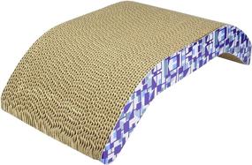 img 2 attached to 🐱 Ware Scratch-N-Lounge Corrugated Cat Scratcher: Ultimate Cat Entertainment with Catnip, 17.5"W X 9.5"L X 4.5"H