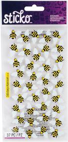 img 1 attached to 🐝 Sticko Stickopotamus-Bees (37 Piece) SPPR26: Buzz-worthy Decorations for Craft Enthusiasts