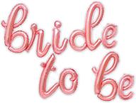 bride letter balloons bachelorette decorations logo