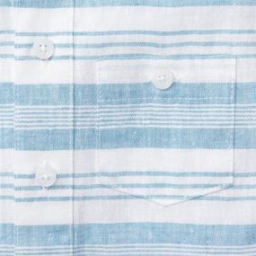 img 2 attached to Cool and Classy: Hope & Henry Boys' Short Sleeve Button Down Shirt