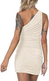img 2 attached to Elfurie Shoulder Sleeveless Bodycon Homecoming Women's Clothing