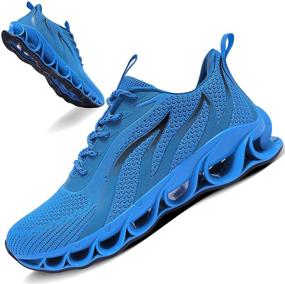 img 4 attached to 👟 TIAMOU Men's Breathable Lightweight Athletic Sneakers: Ideal for Active Lifestyles!