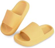 🩴 comfortable boys' cushioned bathroom slippers: menore thickened sandal shoes logo