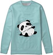 👧 xpyiqun girls sweatshirts - trendy crewneck pullover for boys - active clothing logo