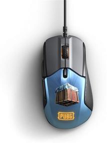 img 3 attached to 💻 SteelSeries Rival 310 PUBG Edition Gaming Mouse - TrueMove3 Optical Sensor with 12,000 CPI - Split-Trigger Buttons - RGB Lighting