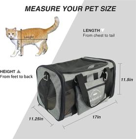 img 1 attached to Сумки-переноски Purrpy Carrier Collapsible Approved