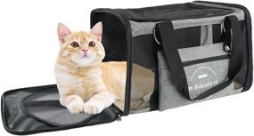 img 4 attached to Сумки-переноски Purrpy Carrier Collapsible Approved