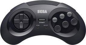 img 3 attached to 🕹️ Retro-Bit Sega Genesis 2.4 GHz Wireless Controller: Arcade Pad with 8 Buttons, Compatible with Sega Genesis Original/Mini, Switch, PC, Mac - Includes 2 Receivers & Storage Case - Black