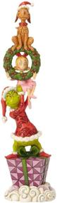 img 2 attached to 🎅 Enesco Dr. Seuss The Grinch by Jim Shore Multicolor Stacked Characters Figurine - 13.39" Delightful Holiday Decor!