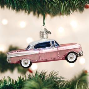 img 3 attached to 🚗 Classic Car Glass Blown Ornament - Old World Christmas (46023) in Pink