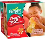 🧻 360 count pampers clean 'n go 6x wipes - pack of 6 logo