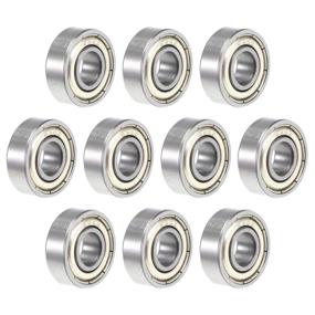 img 4 attached to Uxcell Bearing 6X15X5Mm Shielded Bearings