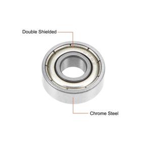 img 3 attached to Uxcell Bearing 6X15X5Mm Shielded Bearings