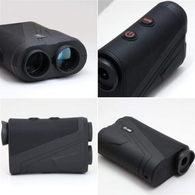 img 1 attached to 🏌️ Moesapu Golf/Hunting Laser Rangefinder with Pinsensor, 7X Magnification, 5 Scan Modes, 650/1000/1500 Yards Distance Range Finder Binoculars with Battery