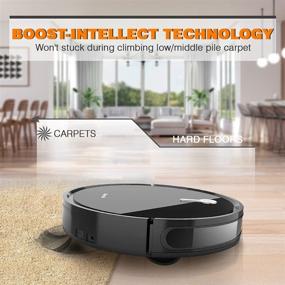 img 2 attached to 🤖 Revolutionary Robot Vacuum and Mop Cleaner with 300ML Water Tank: Enhanced Suction, Scheduled Cleaning, GYRO Navigation, Alexa Compatible