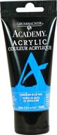 🎨 grumbacher academy acrylic paint, 75ml/2.5 ounce plastic tube, cerulean blue hue for improved seo logo