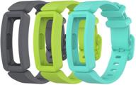 eeweca 3 pack compatible fitbit replacement logo