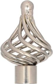 img 3 attached to Westinghouse Lighting Brushed Nickel Finish Twist Cage Finial Pull Chain - 1000700