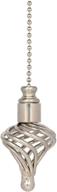 westinghouse lighting brushed nickel finish twist cage finial pull chain - 1000700 логотип