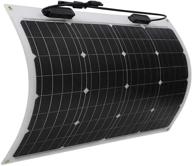 renogy 50w 12v highly flexible monocrystalline solar panel - super lightweight, thin, up to 248° arc, for rvs, boats, roofs, uneven surfaces logo