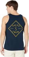 белая майка salty crew tippet логотип