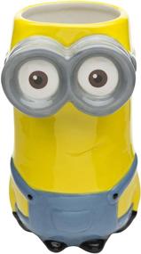 img 2 attached to ☕ Zak Designs Minions Kevin 3D Sculpted Ceramic Coffee Mug - Collectible 14 oz Tea Mug for Hot Drinks, Unique Keepsake