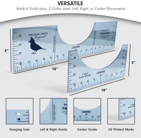 img 1 attached to Effortlessly Perfect Your T-Shirt Designs with the Acrylic T-Shirt Ruler Guide (2 Pack): Ideal for Vinyl and Sublimation Application