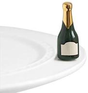 🍾 nora fleming hand-painted mini: champagne celebration (champagne) a94 - elegant decorative piece for celebratory occasions logo