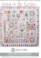 gossip in the garden: anni downs of hatched & patched quilt pattern logo