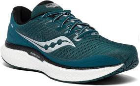 img 1 attached to Saucony S20595 40 Triumph Running Charcoal Men's Shoes and Athletic