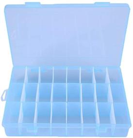 img 4 attached to Organizer Adjustable Container Detachable Earrings Organization, Storage & Transport