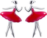 earrings sterling hypoallergenic enameled cartilage girls' jewelry for earrings logo