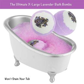 img 2 attached to 🛁 Luxurious Women's Bath Gift Basket: Indulge in a Home Spa Experience with Lavender and Jasmine Scent - Complete Set of Lavish Bath Bombs, Salts, Gel, Butter Lotion, Oil, Bubble Bath, Loofah, and More