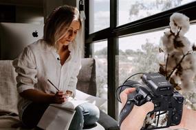 img 1 attached to Premium Wireless Lavalier Microphone BOYA BY-WM2G for iPhone, Canon, Nikon, Sony DSLRs, GoPro Hero4 & Action Cameras