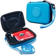 🔵 blue travel storage case for vtech kidizoom creator cam video camera, perfect for vtech kidizoom studio video camera and accessories (case only) logo