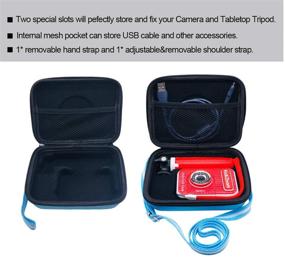 img 2 attached to 🔵 Blue Travel Storage Case for VTech KidiZoom Creator Cam Video Camera, Perfect for VTech Kidizoom Studio Video Camera and Accessories (Case Only)