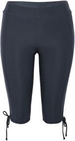 img 3 attached to Hilor Womens Surfing Leggings Aquamarine Women's Clothing for Swimsuits & Cover Ups